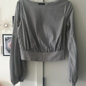 bebe Puff Sleeve Blouse